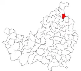 Location in Cluj County