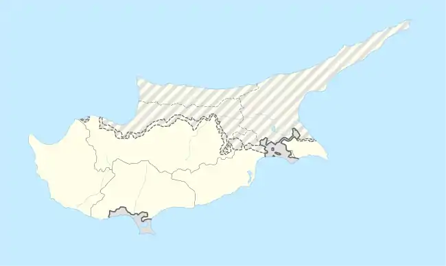 1982–83 Cypriot First Division is located in Cyprus