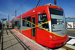 DC Streetcar at Union Station stop at the end of the H Street NE line