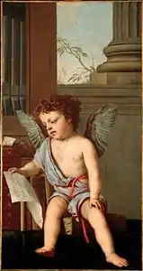 Laurent de La Hyre, Singing Putto, around 1649