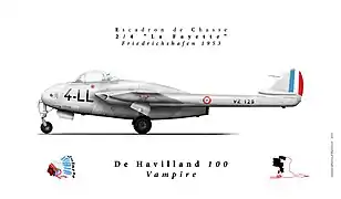 Vampire du 2/4 en 1953.