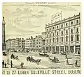 1891 artwork of Clerys in Lower Sackville Street