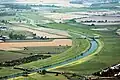 A flood diversion canal of the Oder circling around Racibórz. Built for navigation also.