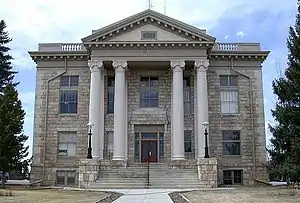 Jackson County courthouse in Walden Colorado