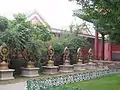 A courtyard of Puning Temple