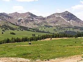 Mountains around Daisy Pass.