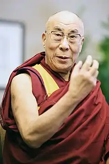 The 14th Dalai Lama, Tenzin Gyatso  2008, 2005, and 2004  (Finalist in 2015 and 2009)