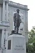 Pedestal of Daniel Webster New Hampshire State House Grounds, Concord, New Hampshire, 1885-86.