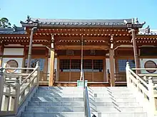 The main hall of the temple