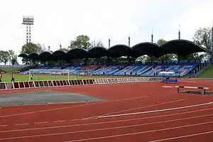 Daugava Stadium main stands