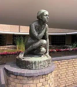 The Contemplation, 1925-1926, Second columbarium, Westerveld Crematorium, Velsen, Netherlands