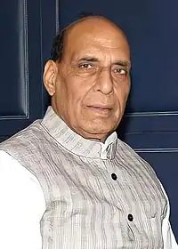 An image of Rajnath Singh.