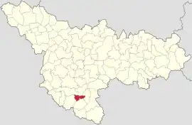 Location in Timiș County