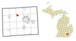 Location within Washtenaw County