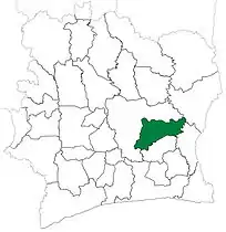 Dimbokro Department from 1980 to 1988.