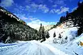 Winter view nearby in Rugova