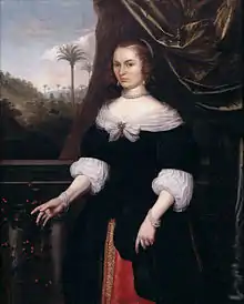 Portrait of Dina Lems, Valckeburgh's wife