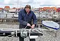 Dockworker in the harbour of Ringkøbing