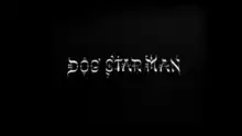 The words "Dog Star Man" in white against a black background