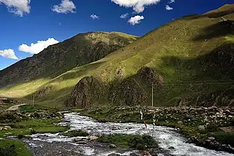 Landscape near Tsurphu Monastery