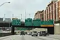 Downtown Connector at Williams Street looking south