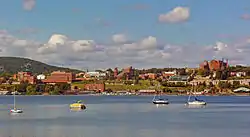 Downtown Newburgh from Beacon,across the Hudson River