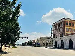 Downtown Winfield in June 2023