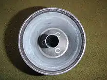 Interior of Scrubber canister of a Ray (without absorbent)