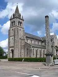 The church in Dun-les-Places