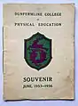 Dunfermline College of Physical Education Graduation Year Book, 1953 - 1956