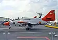 Spanish Air Force CASA C-101 Aviojet with the cockade painted on the fuselage