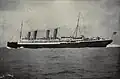 Deutschland speeding through the Atlantic, around 1901