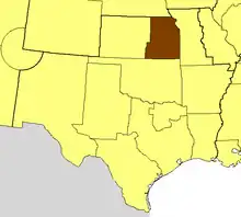 Location of the Diocese of Kansas