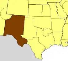 Location of the Diocese of the Rio Grande