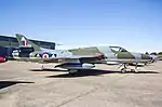 Hawker Hunter T.7 WV372 in No. II (AC) Squadron markings, 2012. (This jet was operated by the unit during the 1960s up until 1971.)