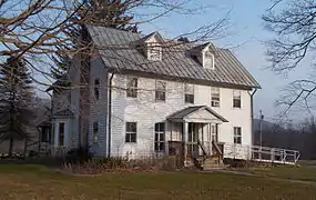 Victorian-era dwelling at Eagle Ironworks, December 2012