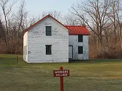 Worker's house at Eagle Ironworks, December 2012