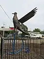 Eagle Majestic sculpture by Don Cameron in Yeoval