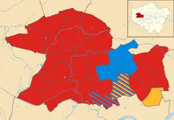 2018 results map