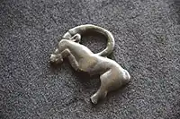 Bronze goat ornament, 700-300 BCE, Uvs Province, National Museum of Mongolia