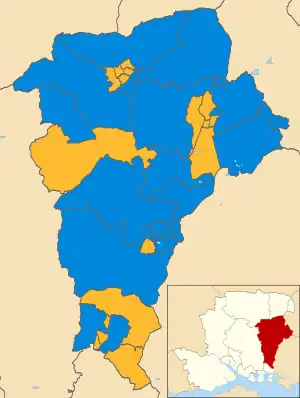 2003 results map