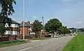 The A58 Easterly Road, dividing Oakwood and Gipton