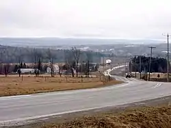 Eaton-Sawyerville Road (Routes 210 and 253) near Eaton.