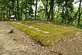 Foundations of a building in the Honmaru