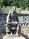 Scottish-American War Memorial by was designed by R. Tait McKenzie, erected in 1927