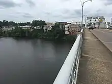 The Edmund Pettus Bridge in Selma overlooking the Alabama River.