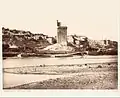 Photograph by Édouard Baldus c. 1862. The buildings associated with the tower had been demolished.