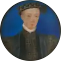 Edward VI by Levina Teerlinc. After William Scrots's portrait of the young King of c. 1550