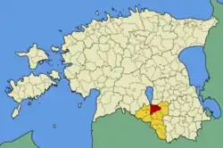 Puka Parish within Valga County.