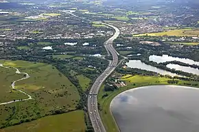 Egham M25 aerial 2011.jpg